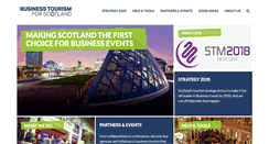 Desktop Screenshot of businesstourismforscotland.com